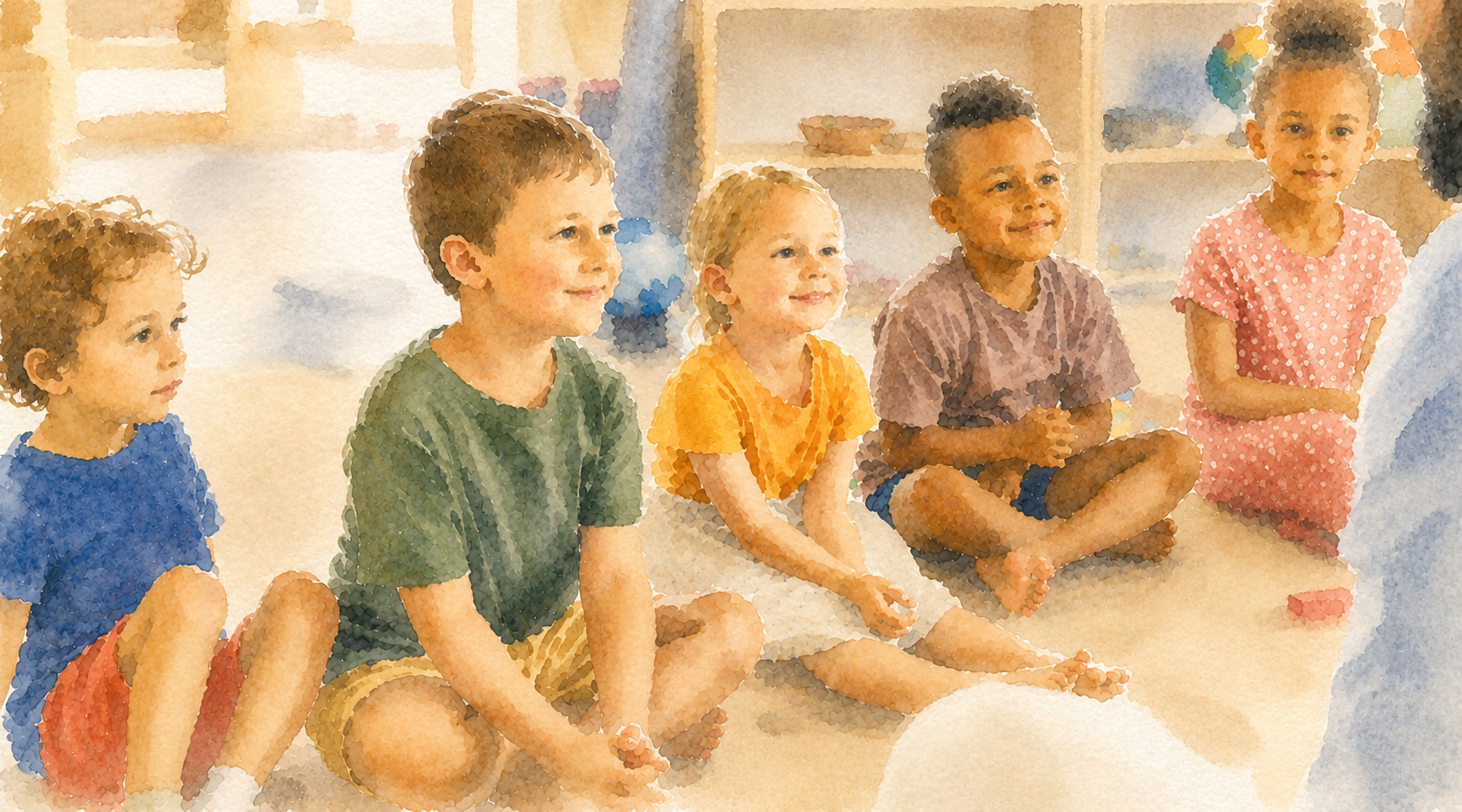 Children's story time at Lancaster Lodge Child Care